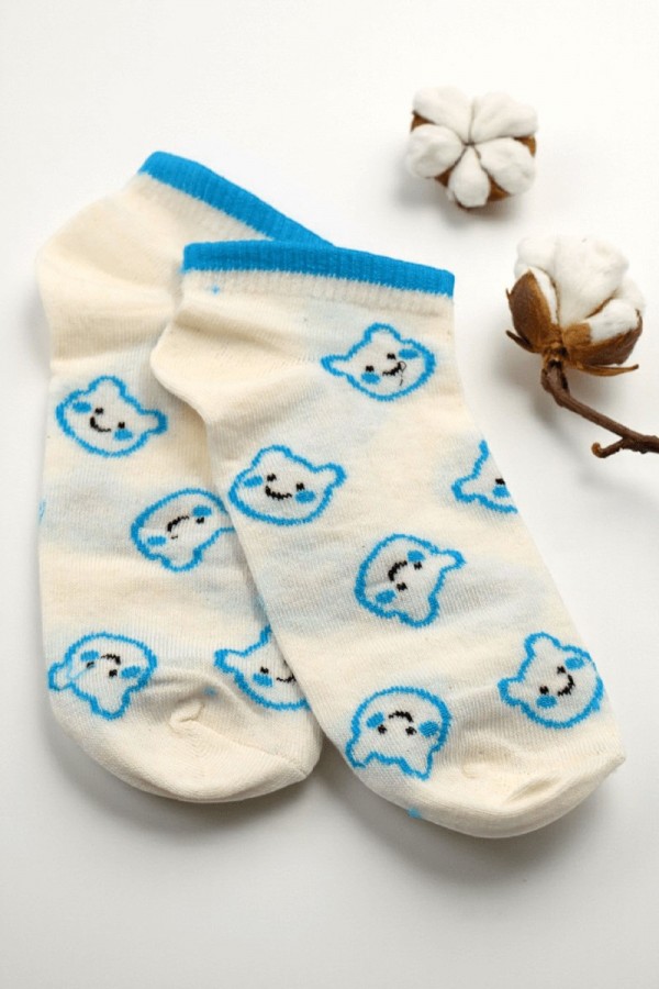 Vakre Socks Bayan Patik Çorap (36-40) 9002-1