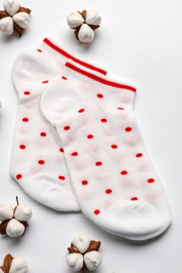 Vakre Socks Bayan Patik Çorap (36-40) 9003-4