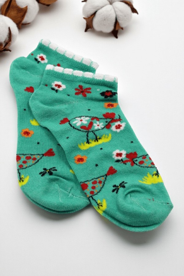 Vakre Socks Bayan Patik Çorap (36-40) 9004-4