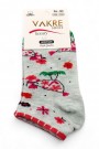 Vakre Socks Bayan Patik Çorap (36-40) 9004-2