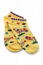 Vakre Socks Bayan Patik Çorap (36-40) 9004-1