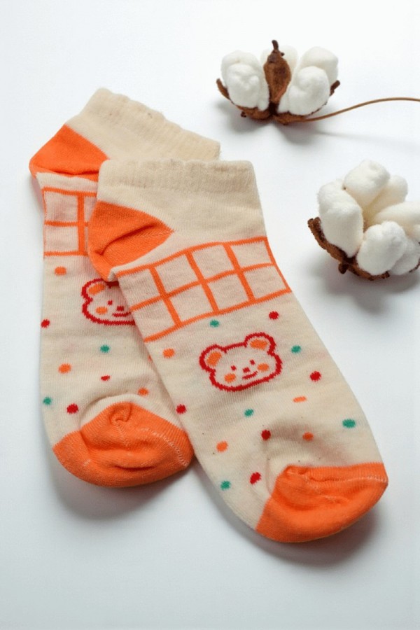 Vakre Socks Bayan Patik Çorap (36-40) 9005-4