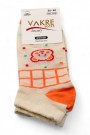 Vakre Socks Bayan Patik Çorap (36-40) 9005-4