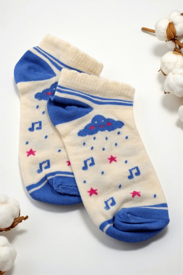 Vakre Socks Bayan Patik Çorap (36-40) 9005-3