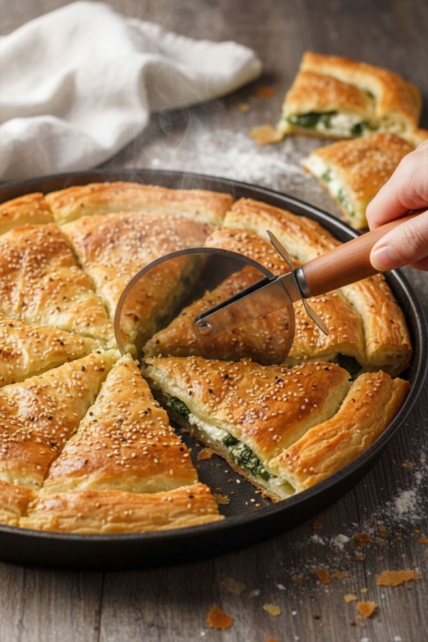 Hamur, Pizza, Börek Kesici Çelik Kesme Bıçağı