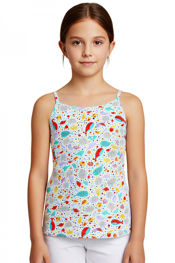 TUTKU 0850 KIZ İP ASKI EMPİRME ATLET 8806-7