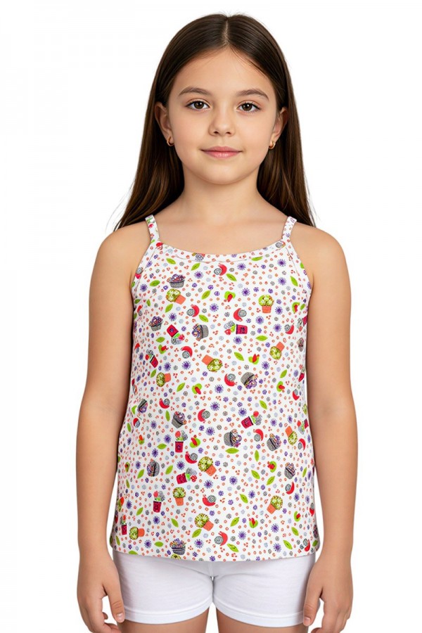 Tutku 0850 Kız İp Askı Empirme Atlet 8806-14