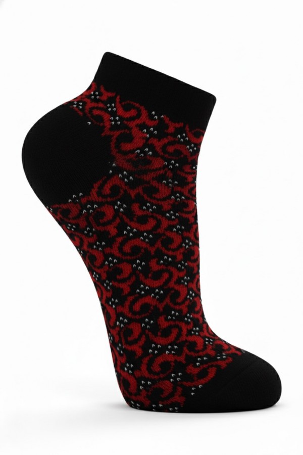 Vakre Socks Bayan Patik Çorap (36-40) 9006-3