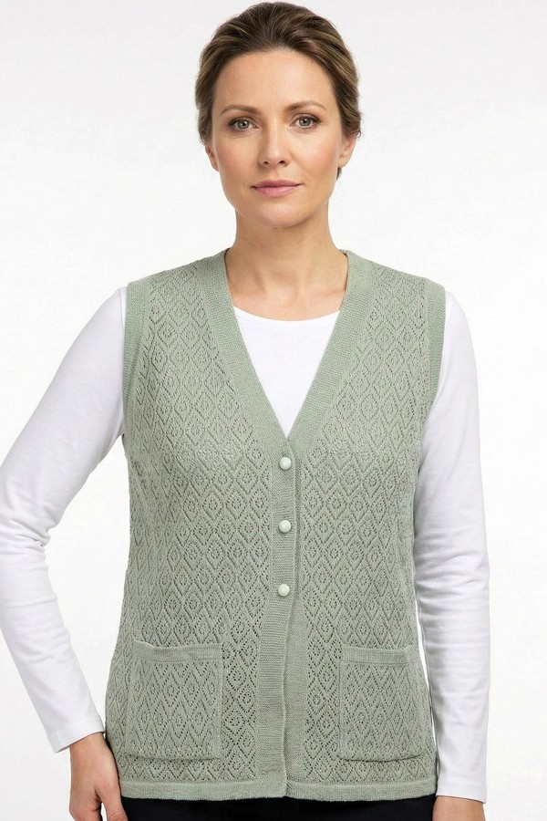 Triko Örme Yelek 5031-6