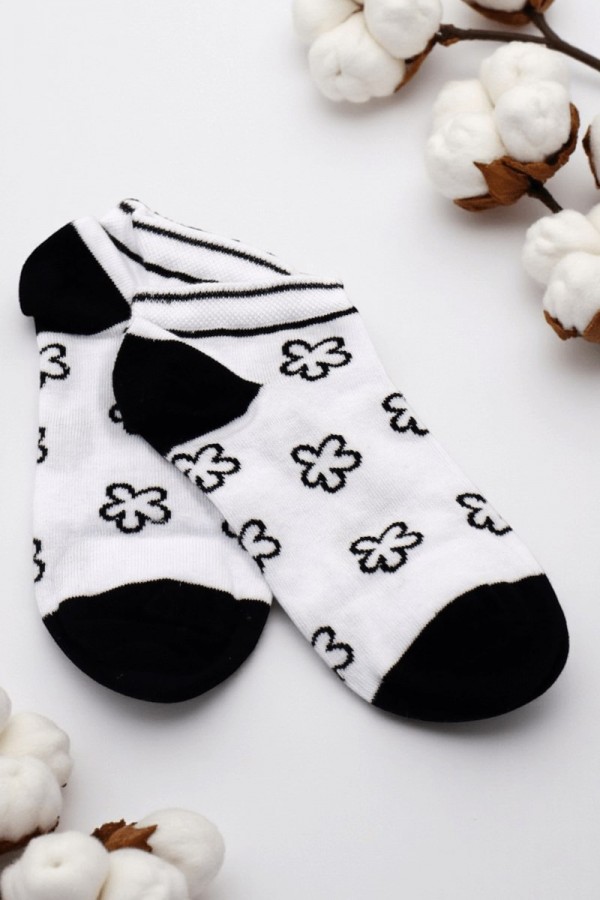 Dikişsiz Burun Bayan Patik Çorap (36-40) 9007-4