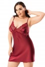 Miss Laris 4040 Battal Saten Gecelik 4010-1