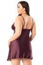 Miss Laris 4048 Battal Saten Gecelik 4019-5