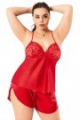 Miss Laris 4232 Battal Saten Gecelik 4019-3