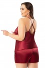 Miss Laris 4231 Battal Saten Gecelik 4019-1