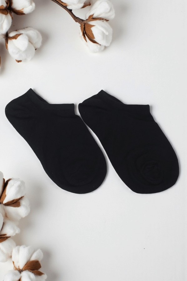 Dikişsiz Burun Bambu Bayan Patik Çorap (36-40) 9009-2