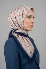 Desenli Flamlı Eşarp 6505-14