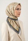 Desenli Flamlı Eşarp 6505-13