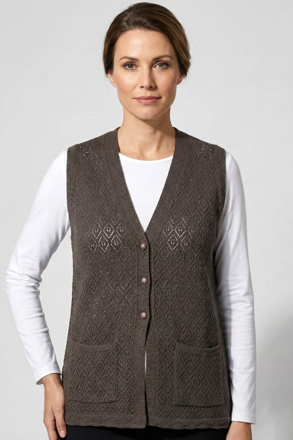 Triko Örme Yelek 5031-4