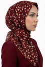 Desenli Flamlı Eşarp 6502-4