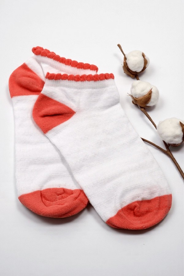 Dikişsiz Burun Bayan Patik Çorap (36-40) 9011-2