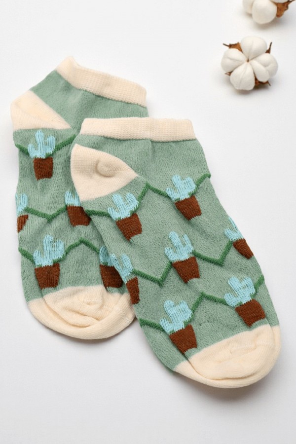 Dikişsiz Burun Bayan Patik Çorap (36-40) 9012-2